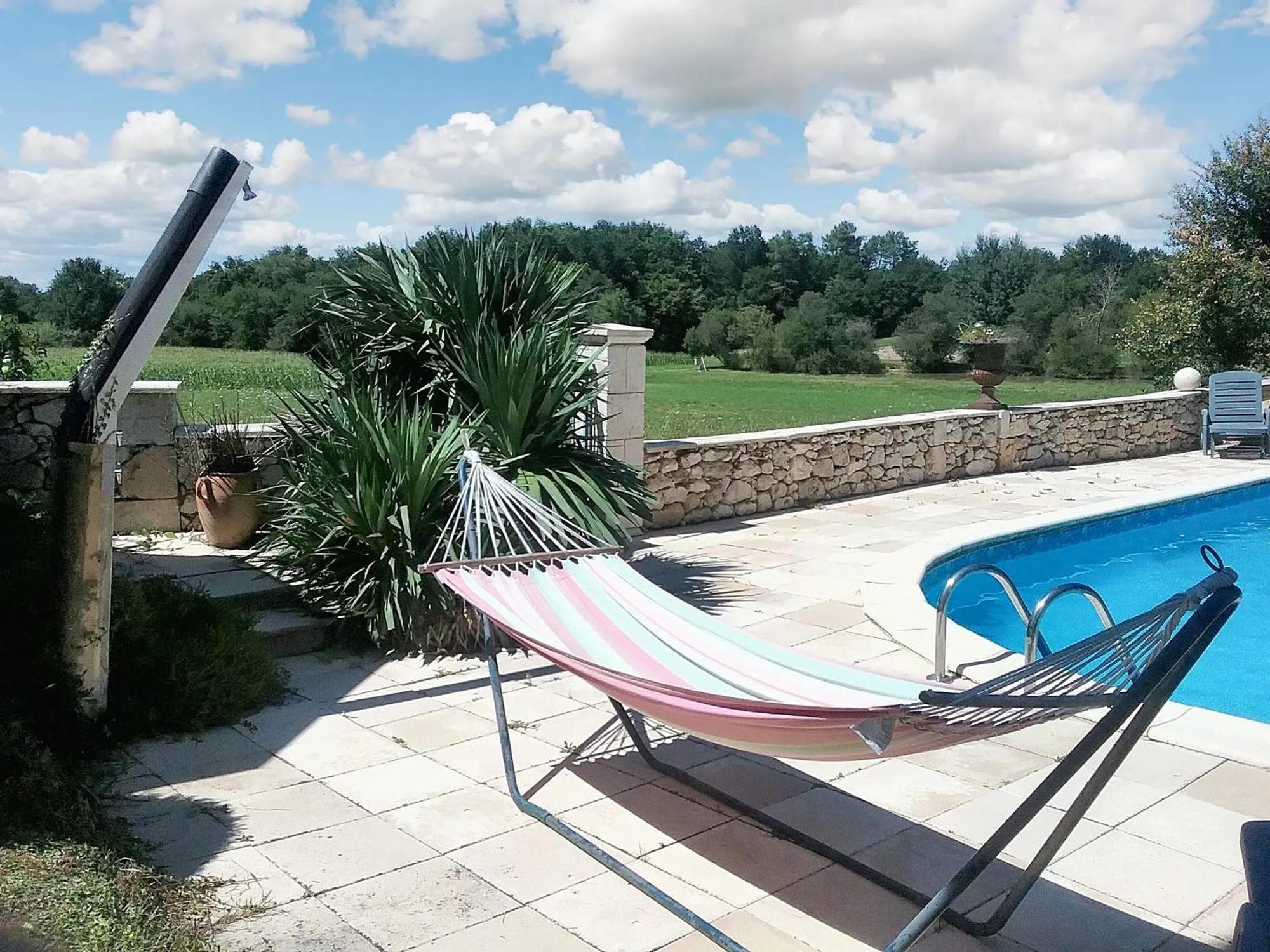 Villa Charmante A Bosset Avec Piscine Partagee Exterior photo